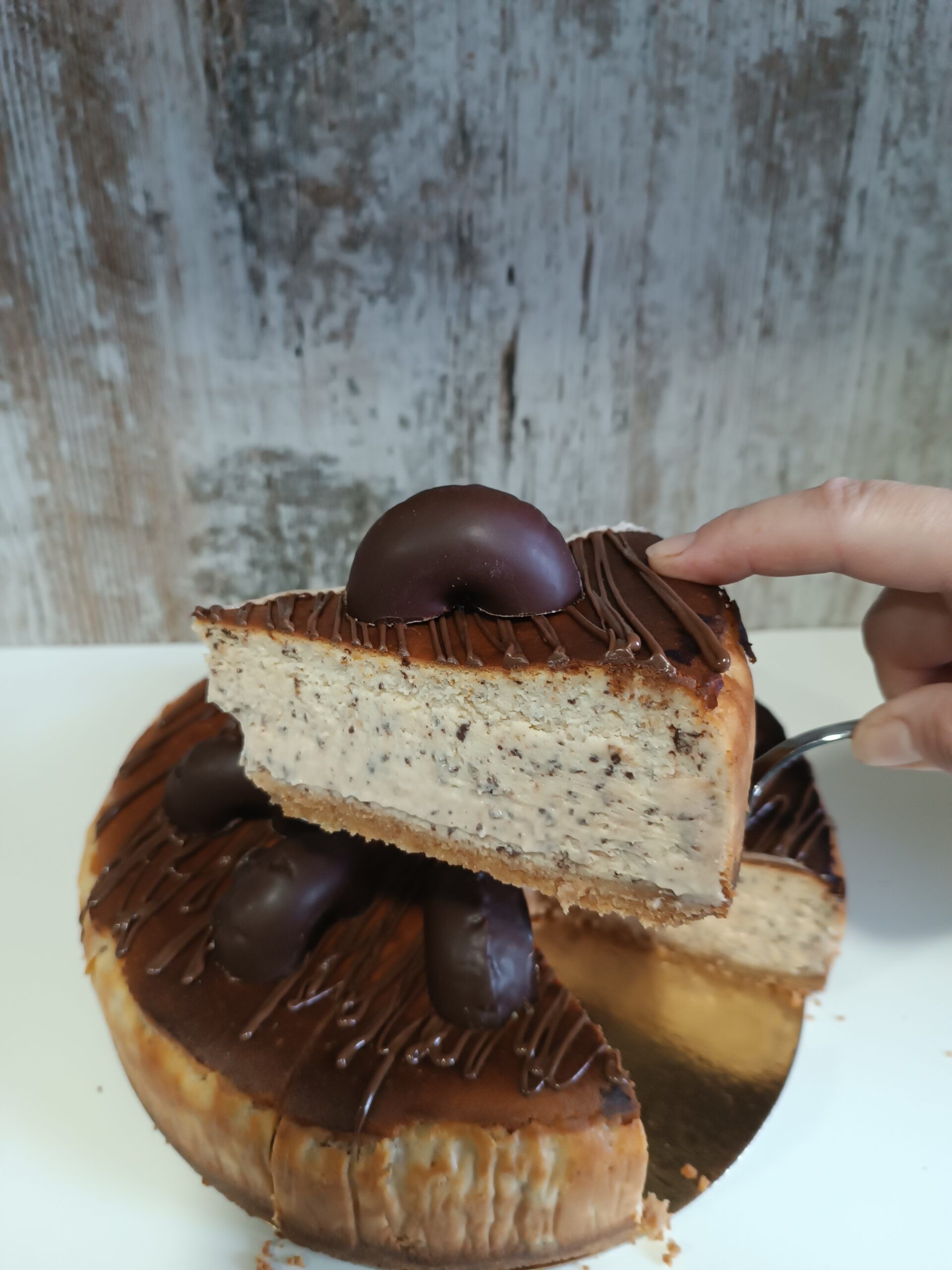 Tarta de queso cremosa sabor Donette. -loreartcake.com